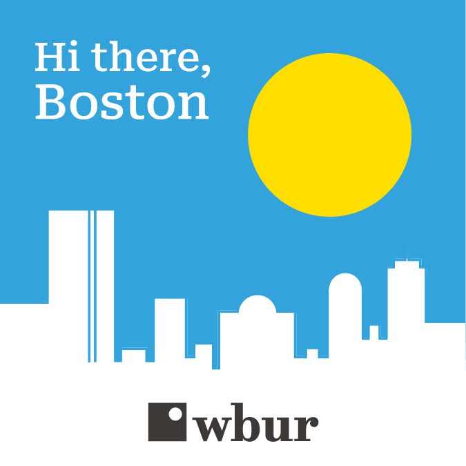 WBUR Stickers: The "Mini-Ambassador" Series hi there boston sticker wbur