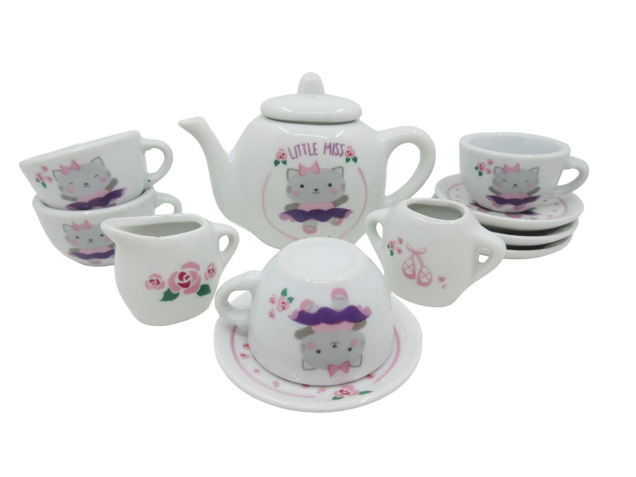 little miss meow tea set schylling