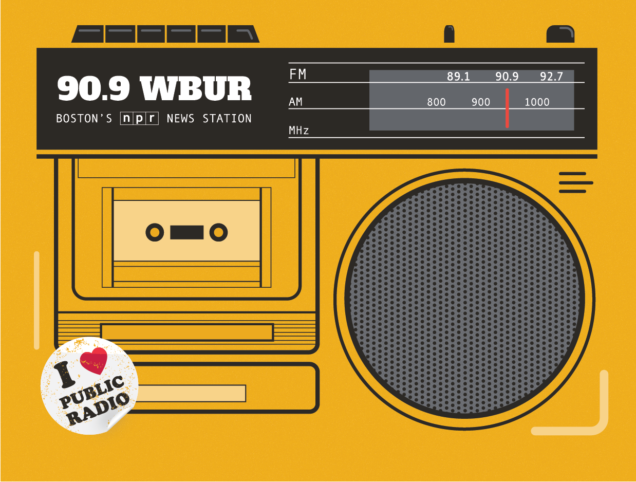 Retro Radio Lunchbox for WBUR