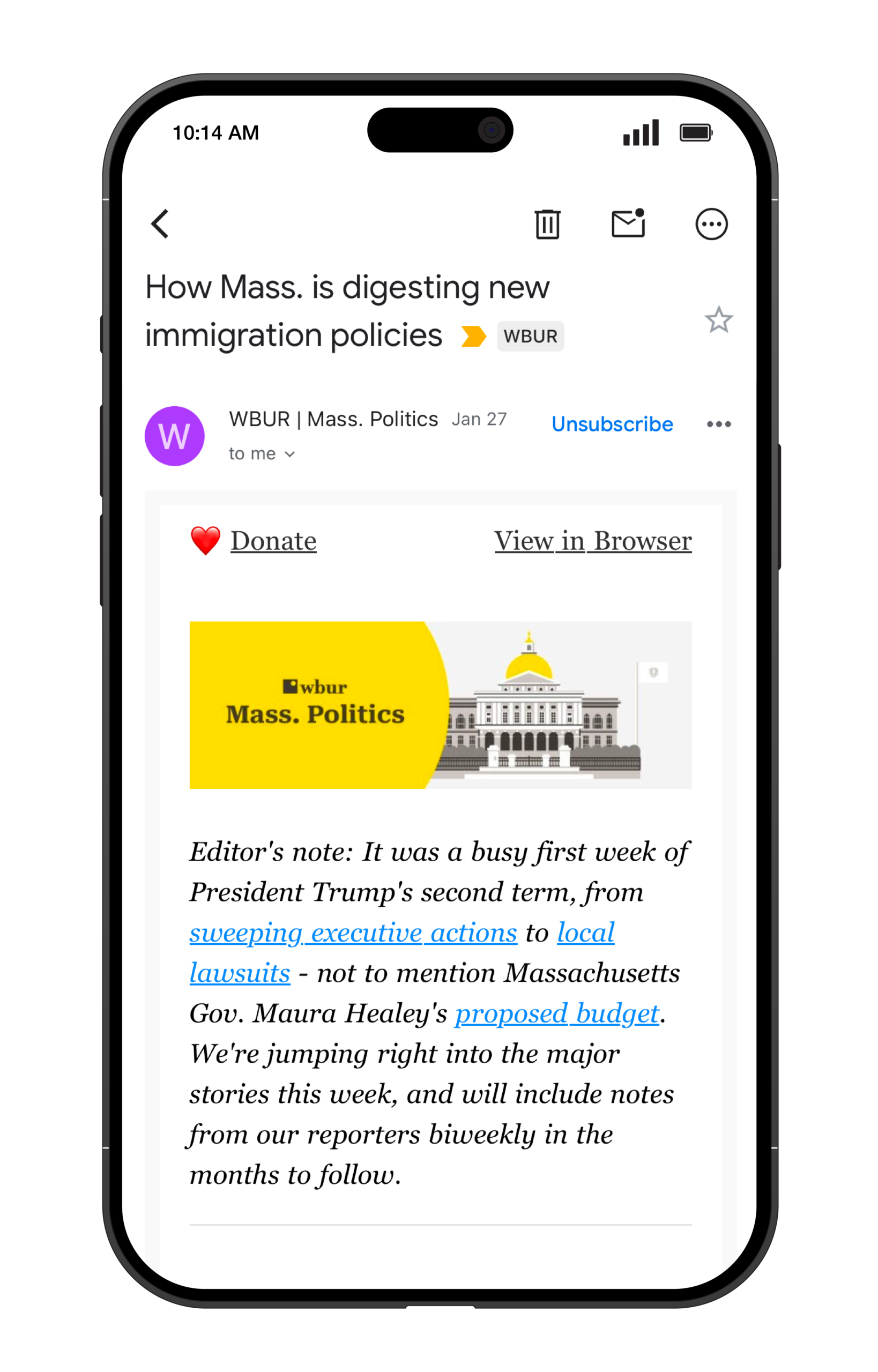 WBUR Newsletters: A Unified Editorial System WBUR Newsletters: A Unified Editorial System